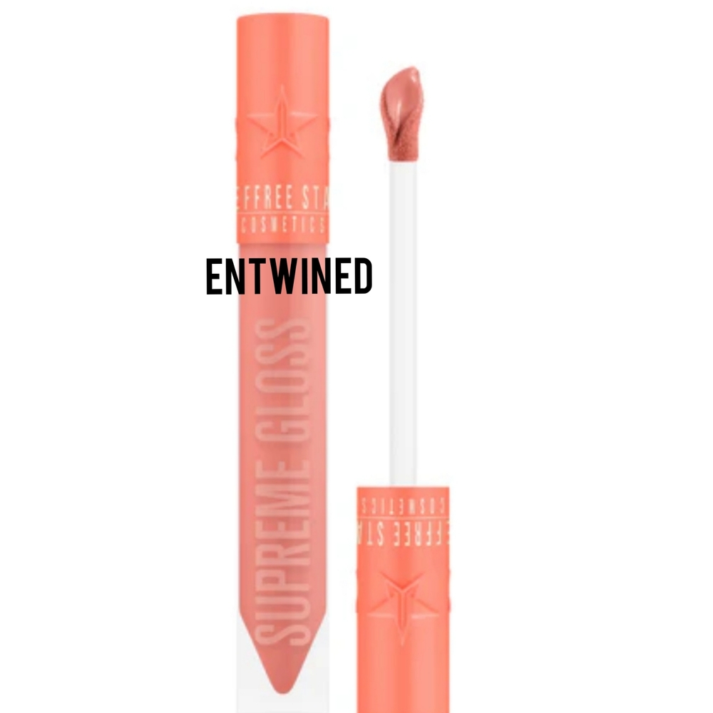 Jeffree Star Cosmetics Supreme Gloss - Entwined | Peachy Nude Lip Gloss